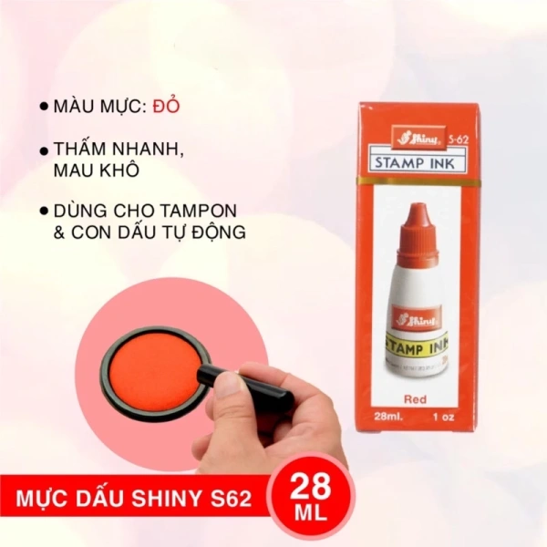 Hiện nay, trên thị trường có đa dạng loại mực dành cho việc đóng dấu: mực dầu, mực nước, mực gốc alcohol, và mực gốc silicone. (Ảnh 3) Hiện nay, trên thị trường có đa dạng loại mực dành cho việc đóng dấu: mực dầu, mực nước, mực gốc alcohol, và mực gốc silicone. (Ảnh 3)