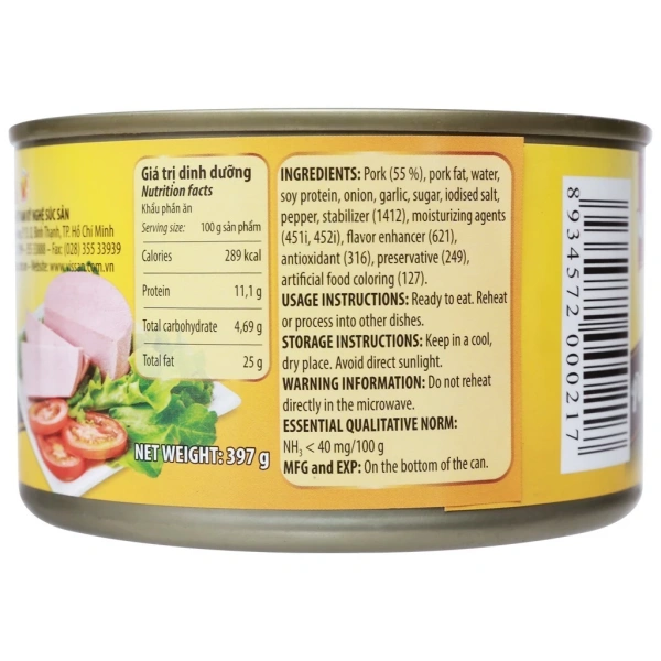 Thịt heo và các thành phần phụ trợ (đậu nành, hành, tỏi, gia vị…) tạo nên cấu trúc lipid và protein đặc trưng của pâté. (Ảnh 2)