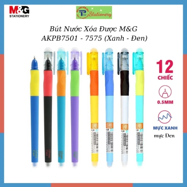 Ngòi 0.5 mm và đệm tay cao su trong bút gel xóa được khiến việc chỉnh sửa lỗi viết trở nên nhanh gọn và ít lo lắng - Ảnh 1
