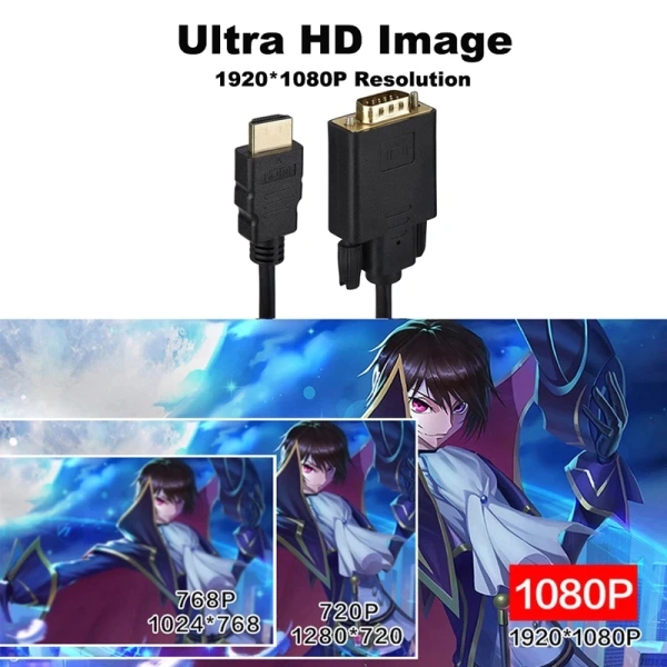 Một trong những lựa chọn được cộng đồng công nghệ khuyên dùng hiện nay là Cáp Chuyển HDMI sang VGA Không Audio Dây Dài 1.8 Mét (BX005). (Ảnh 5) Một trong những lựa chọn được cộng đồng công nghệ khuyên dùng hiện nay là Cáp Chuyển HDMI sang VGA Không Audio Dây Dài 1.8 Mét (BX005). (Ảnh 5)