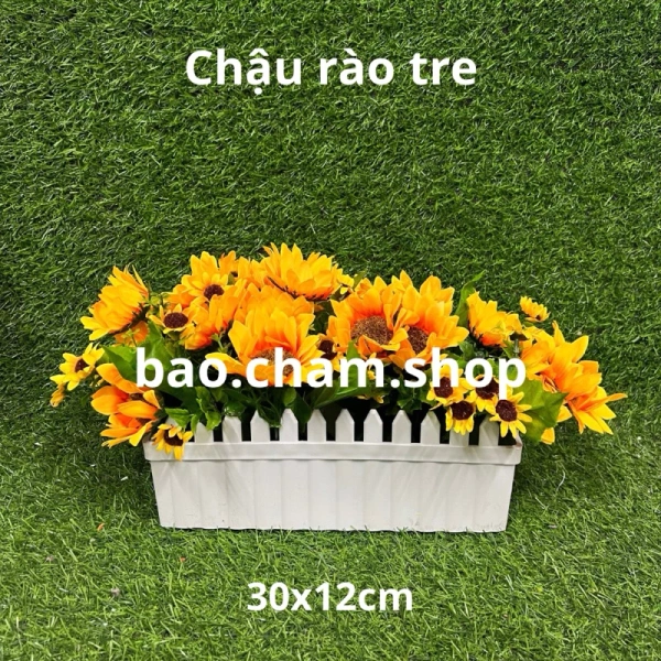 Với nhu cầu thực tế đã nêu ở trên, chậu nhựa trắng bền hàng rào tre là một lựa chọn đáng cân nhắc. (Ảnh 5)