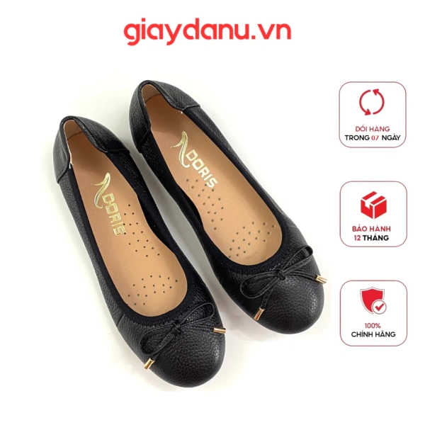 Những bất ngờ khi không cân nhắc độ cứng của mũi tròn trên giày búp bê nữ da thật và nơ nhỏ. - Ảnh 1
