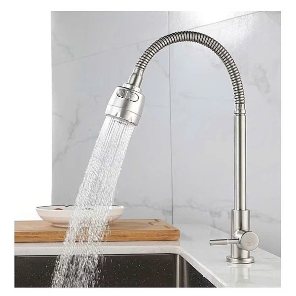 Những bất ngờ khi lắp đặt vòi rửa chén bát inox 304 một đường nước lạnh: vấn đề ghép tường và bồn đôi thường bị bỏ quên - Ảnh 2