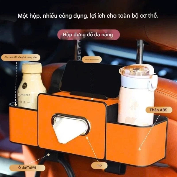 Những chi tiết nhỏ của hộp đựng đồ tủa lưng ô tô mà nhiều người không để ý tới cho đến khi dây sạc bắt đầu rối tung - Ảnh 1