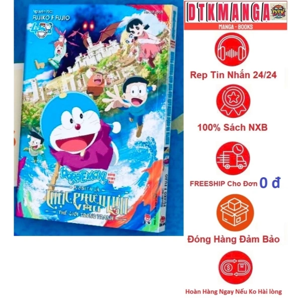Nếu bạn đang tìm kiếm một cuốn truyện tranh màu có sức mạnh “bất ngờ” để đưa mình trở lại những ngày hồn nhiên, Truyện - Doraemon (doremon) movie story truyện màu là một lựa chọn đáng cân nhắc. (Ảnh 5)