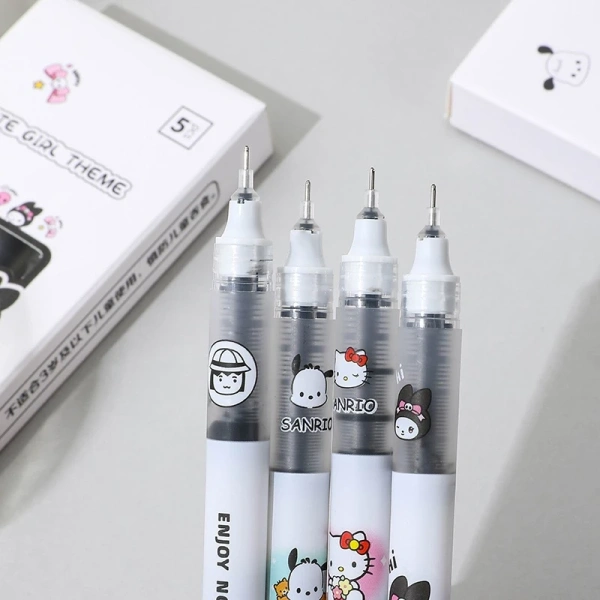 Những nét mỏng của bút gel nước ngòi 0.5 mm thường bị lem: lý do mình chỉ nhận ra sau thời gian sử dụng dài. - Ảnh 2