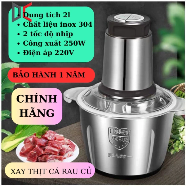 Niềm tin vào tốc độ xay nhanh của máy xay thịt inox 4 lưỡi 250W thường bị phá vỡ bởi một chi tiết bảo trì ít người để ý - Ảnh 1