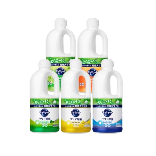 Theo dữ liệu từ nhà sản xuất, một chai KAO 1250 ml (đậm đặc) tương đương với 18 lít dung dịch rửa được pha loãng. (Ảnh 5)