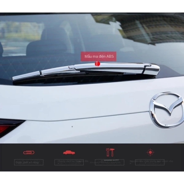 Phụ kiện trang trí gạt nước phía sau trên Mazda CX5 có thể làm chậm phản hồi khi mưa, bạn có nhận ra điều này chưa? - Ảnh 2