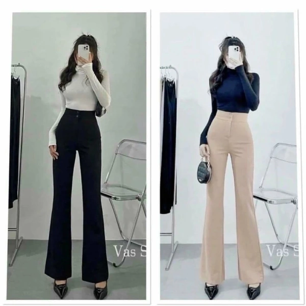 Quần baggy công sở lưng cao mang lại cảm giác thoải mái suốt ngày làm việc, hơn cả vẻ ngoài thanh lịch - Ảnh 1 Quần baggy công sở lưng cao mang lại cảm giác thoải mái suốt ngày làm việc, hơn cả vẻ ngoài thanh lịch - Ảnh 1