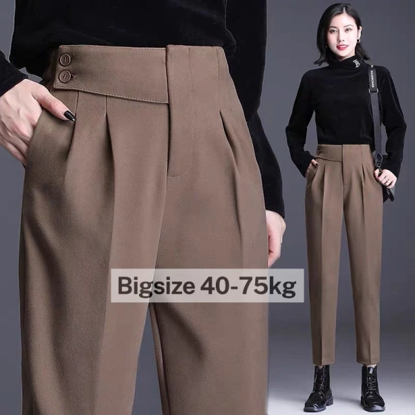 Những phản hồi thực tế từ khách hàng mua mẫu quần baggy cạp cao Kiều Lee Fashion thường đề cập tới hai yếu tố chính: độ rộng dây eo điều chỉnh và phối màu đa dạng. (Ảnh 5)