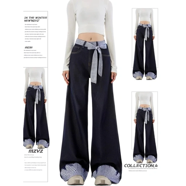 Đầu tiên, cần hiểu rõ cấu tạo của một chiếc quần jeans ống rộng cạp cao. (Ảnh 2) Đầu tiên, cần hiểu rõ cấu tạo của một chiếc quần jeans ống rộng cạp cao. (Ảnh 2)
