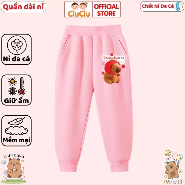 Quần nỉ mùa thu đông giữ ấm cho bé nhưng lại hạn chế sự linh hoạt khi chạy nhảy - Ảnh 1