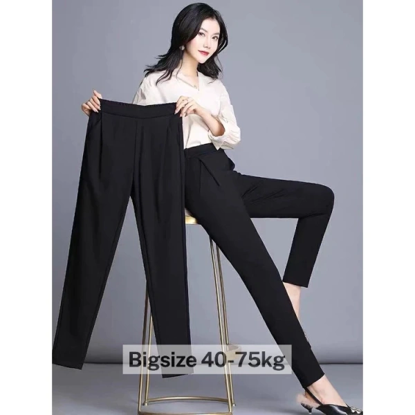 Quần tây nữ lưng cao baggy thoải mái nhưng độ dài lại gây bất ngờ khi chọn size phù hợp - Ảnh 2