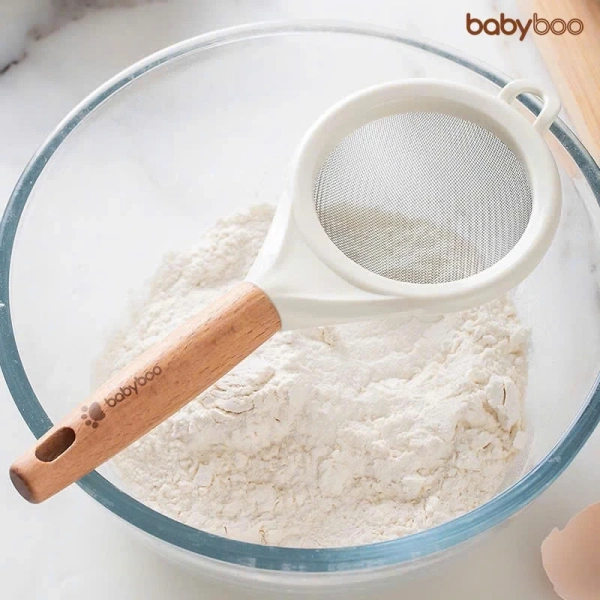 Rây cháo gỗ siêu mịn không chỉ lọc bột mà còn bảo vệ bé khỏi hạt rụng khi chế biến bữa ăn dặm. - Ảnh 2 Rây cháo gỗ siêu mịn không chỉ lọc bột mà còn bảo vệ bé khỏi hạt rụng khi chế biến bữa ăn dặm. - Ảnh 2