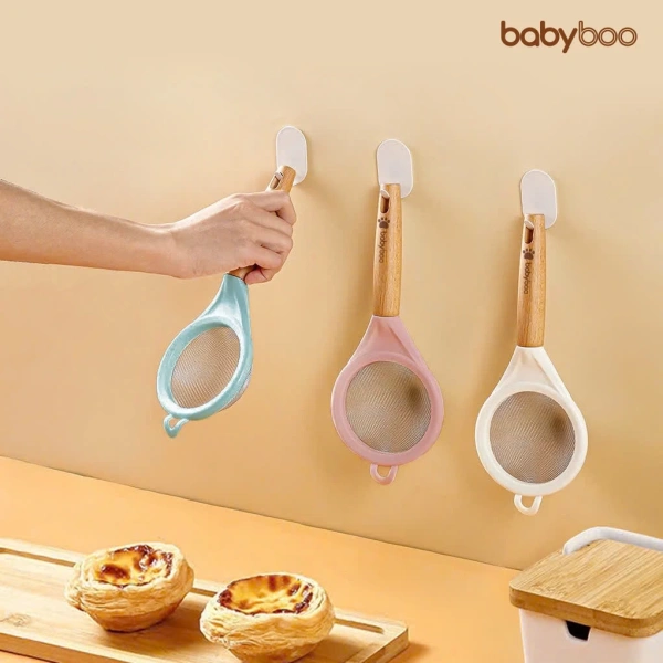 Rây cháo gỗ siêu mịn không chỉ lọc bột mà còn bảo vệ bé khỏi hạt rụng khi chế biến bữa ăn dặm. - Ảnh 3 Rây cháo gỗ siêu mịn không chỉ lọc bột mà còn bảo vệ bé khỏi hạt rụng khi chế biến bữa ăn dặm. - Ảnh 3