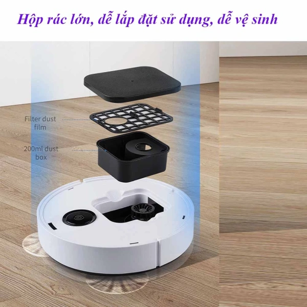 Robot hút bụi không chỉ là một thiết bị tự động quay quanh phòng; nó là một hệ thống cảm biến, động cơ hút mạnh mẽ và phần mềm định vị thông minh. (Ảnh 3)