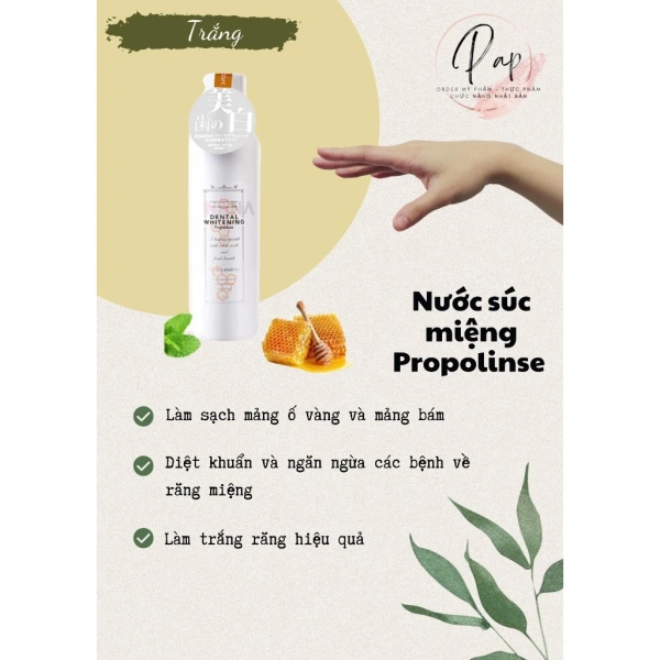 Một số thương hiệu được ưa chuộng tại Việt Nam bao gồm: Listerine, Colgate, Oral‑B, và sản phẩm nhập khẩu Nhật Bản Propopsine. (Ảnh 4) Một số thương hiệu được ưa chuộng tại Việt Nam bao gồm: Listerine, Colgate, Oral‑B, và sản phẩm nhập khẩu Nhật Bản Propopsine. (Ảnh 4)