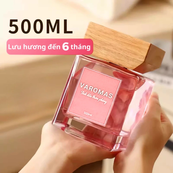 Đối với bình 500ml đi kèm với que khuếch tán tiêu chuẩn, thời gian sử dụng trung bình khoảng 5-6 tháng, tùy thuộc vào kích thước và mức độ thông gió của không gian. (Ảnh 3) Đối với bình 500ml đi kèm với que khuếch tán tiêu chuẩn, thời gian sử dụng trung bình khoảng 5-6 tháng, tùy thuộc vào kích thước và mức độ thông gió của không gian. (Ảnh 3)