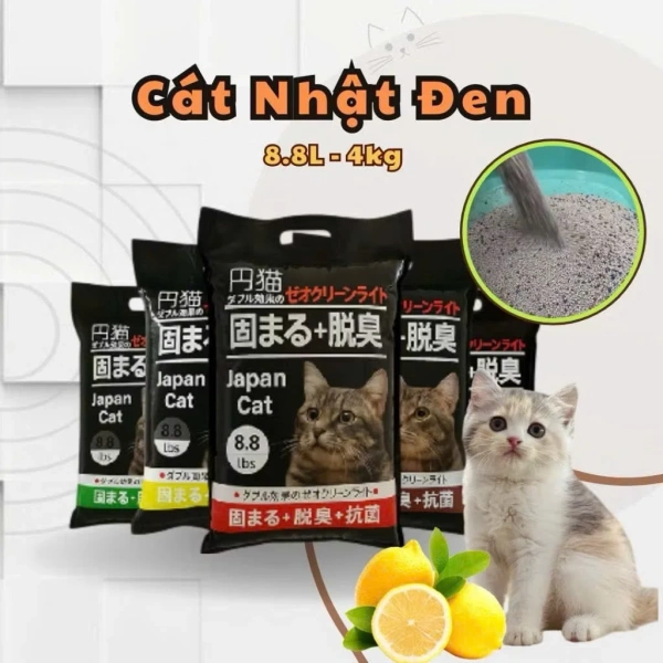 Cát Nhật đen (còn gọi là cát vệ sinh cho mèo Nhật Bản) được chế tạo từ 100 % Bentonite – một loại đất sét tự nhiên giàu khoáng chất silica và alumina. (Ảnh 2) Cát Nhật đen (còn gọi là cát vệ sinh cho mèo Nhật Bản) được chế tạo từ 100 % Bentonite – một loại đất sét tự nhiên giàu khoáng chất silica và alumina. (Ảnh 2)