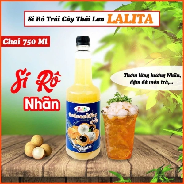 Một trong những lựa chọn đáng cân nhắc là Si Rô Trái Cây Lalita 750ml, sản phẩm được nhập khẩu từ Thái Lan. (Ảnh 3) Một trong những lựa chọn đáng cân nhắc là Si Rô Trái Cây Lalita 750ml, sản phẩm được nhập khẩu từ Thái Lan. (Ảnh 3)