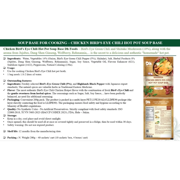 Muốn trải nghiệm Sốt lẩu gà ớt hiểm Dh Foods ngay tại nhà, bạn có thể truy cập đây để đặt hàng với giá ưu đãi 39,508 VND (giá gốc 49,385 VND). (Ảnh 5)