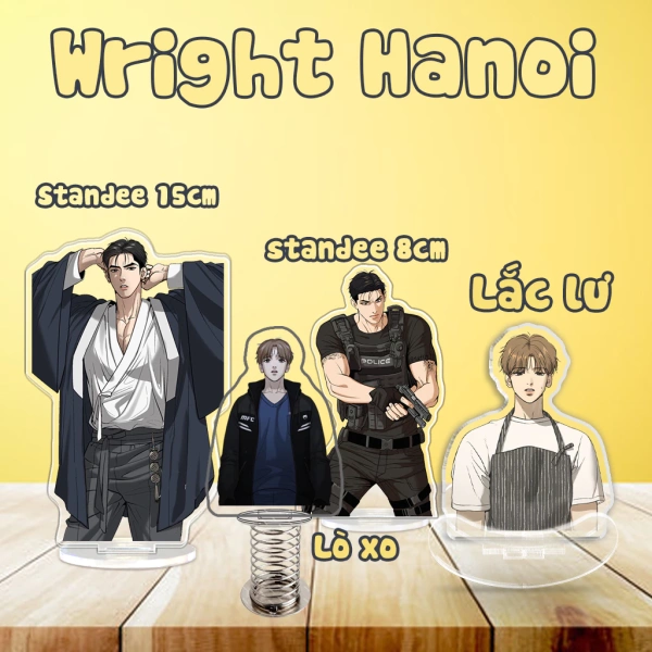 Standee chibi acrylic: Khi điểm nhấn nhỏ lại trở thành nguồn cảm hứng lớn trong góc học tập của bạn. - Ảnh 2 Standee chibi acrylic: Khi điểm nhấn nhỏ lại trở thành nguồn cảm hứng lớn trong góc học tập của bạn. - Ảnh 2
