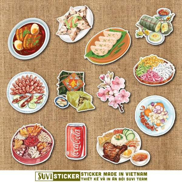 Sticker món ăn ngày Tết chống nước dán lên mũ bảo hiểm: Khi độ bám giảm sau mưa kéo dài - Ảnh 2