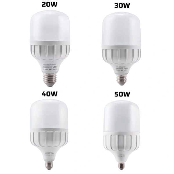 Để hình dung mức độ tiết kiệm điện năng, chúng ta có thể so sánh một đèn 50W thông thường với đèn LED 50W chống ẩm. (Ảnh 3)