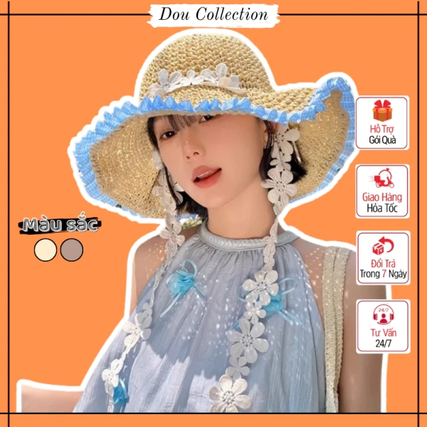 Sự bất ngờ khi chiếc mũ côi rộng vành thời trang đi biển mùa xuân hè mất dáng chỉ sau vài lần gió mạnh - Ảnh 1 Sự bất ngờ khi chiếc mũ côi rộng vành thời trang đi biển mùa xuân hè mất dáng chỉ sau vài lần gió mạnh - Ảnh 1