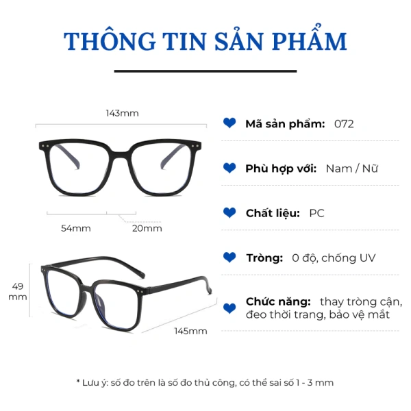 Gọng kính vuông thường được ưa chuộng vì tính thẩm mỹ hiện đại và dễ dàng phối hợp với nhiều kiểu dáng trang phục. (Ảnh 2)
