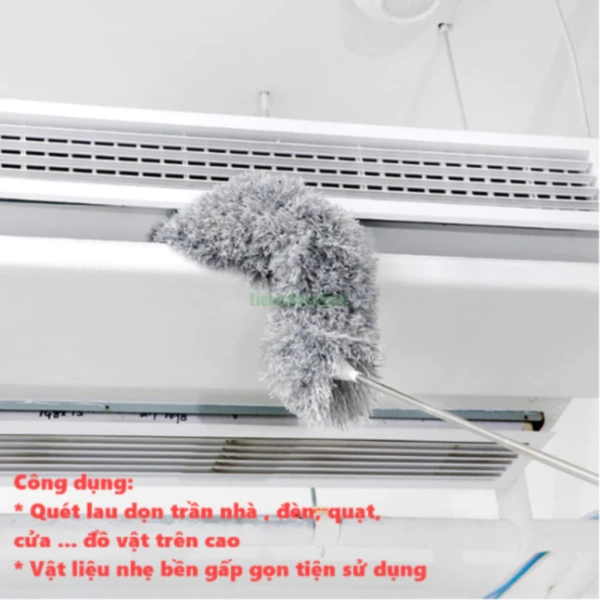 Sự bất ngờ khi phát hiện rằng chổi quét trần nhà gấp gọn không luôn vừa với mọi góc cao trong nhà. - Ảnh 4 Sự bất ngờ khi phát hiện rằng chổi quét trần nhà gấp gọn không luôn vừa với mọi góc cao trong nhà. - Ảnh 4