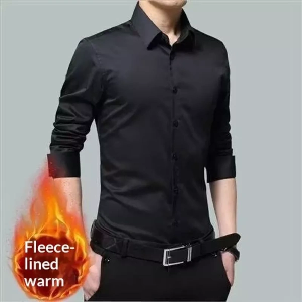 Sự cân bằng khó nở giữa ấm áp và vẻ gọn gàng trong áo sơ mi lót lông khi tham dự các buổi họp quan trọng - Ảnh 5