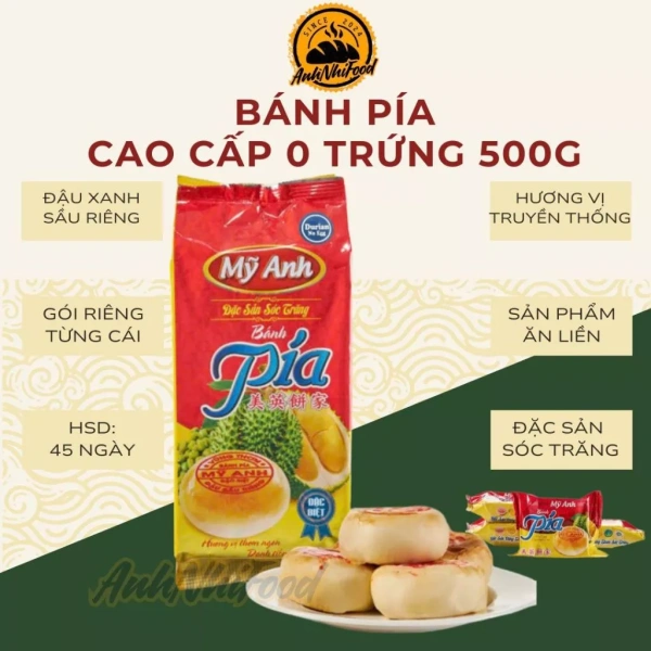 Sự khác biệt giữa hứa hẹn và thực tế khi thưởng thức bánh pía đỏ vàng không trứng đầy sầu riêng - Ảnh 1
