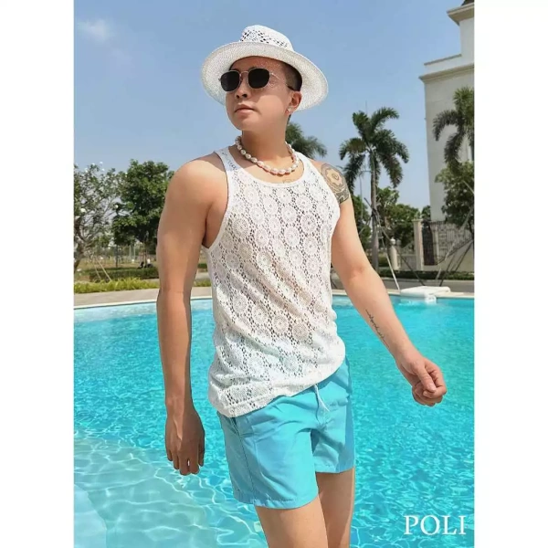 Trong mô tả sản phẩm, áo thun nam POLI MAN được làm từ chất lụa mềm mịn, với khả năng thấm hút mồ hôi tốt. (Ảnh 2) Trong mô tả sản phẩm, áo thun nam POLI MAN được làm từ chất lụa mềm mịn, với khả năng thấm hút mồ hôi tốt. (Ảnh 2)