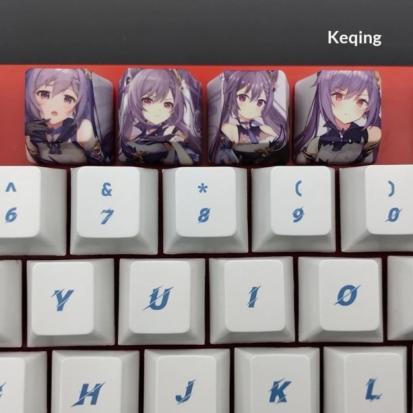 Một trong những ưu điểm đáng chú ý của keycap PBT anime là màu sắc “bền màu”. (Ảnh 5)