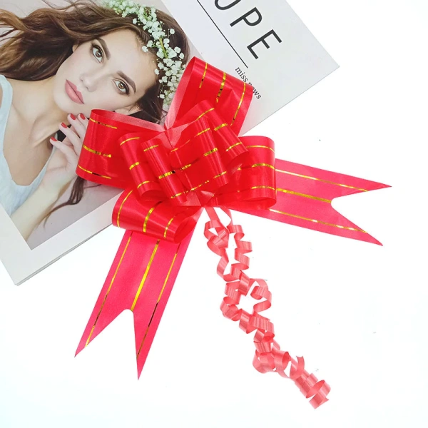 Những nơ vàng hay pastel thường được dùng trong các set quà “nhẹ nhàng” hoặc quà dành cho trẻ em. (Ảnh 3)