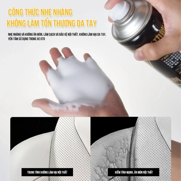 Một trong những lựa chọn đang nhận được phản hồi tích cực từ người dùng là Chai Xịt Bọt Vệ Sinh Nội Thất Đa Năng Tẩy Đa Năng Dạng Bọt LIBITU 650ML. (Ảnh 4) Một trong những lựa chọn đang nhận được phản hồi tích cực từ người dùng là Chai Xịt Bọt Vệ Sinh Nội Thất Đa Năng Tẩy Đa Năng Dạng Bọt LIBITU 650ML. (Ảnh 4)