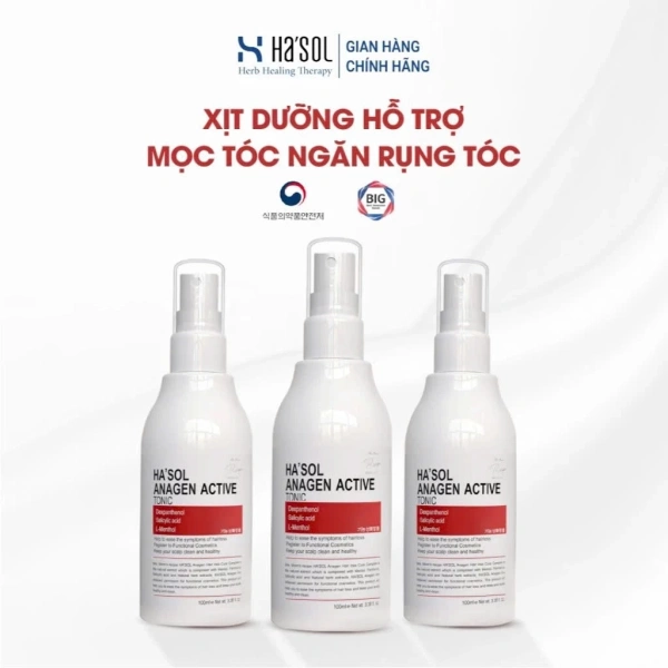 Trong các loại xịt kích mọc tóc thường có L-Menthol hoặc caffeine giúp làm mát, tăng lưu thông máu. (Ảnh 2)