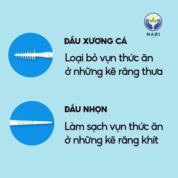 Với thiết kế có hai đầu – một đầu nhọn để xỉa thực phẩm và một đầu dẹt để làm sạch mảng bám – tăm nhựa 2 đầu mang lại sự linh hoạt cao. (Ảnh 3)