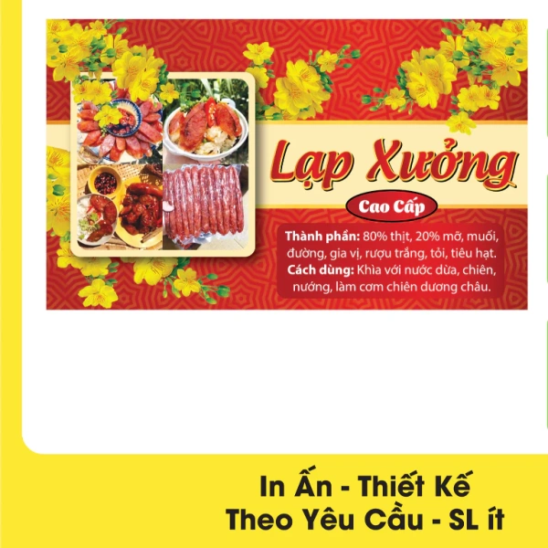 Thật bất ngờ khi tem nhãn dán chống nước bảo quản lạp xưởng Tết kéo dài độ tươi suốt cả tuần - Ảnh 3
