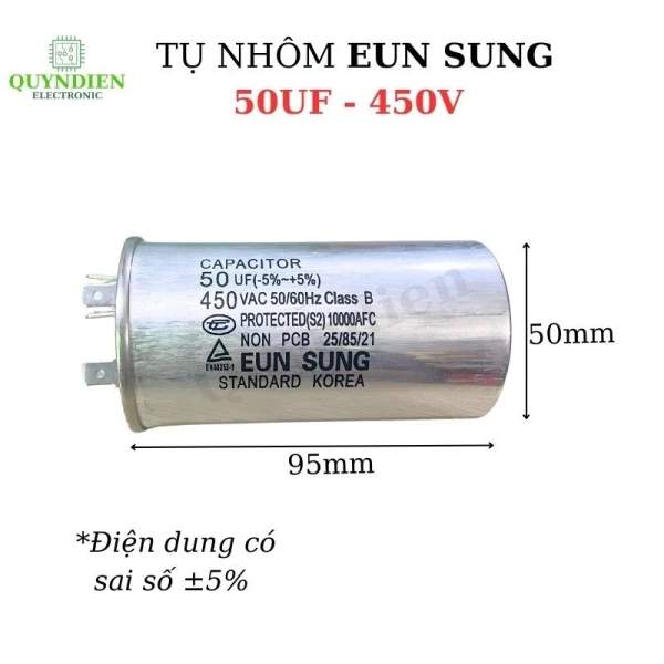 Không phải tất cả các tụ điện được gắn nhãn 50uF 450V đều đạt chuẩn. (Ảnh 2) Không phải tất cả các tụ điện được gắn nhãn 50uF 450V đều đạt chuẩn. (Ảnh 2)