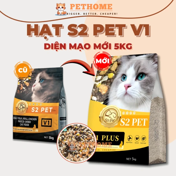 Một lựa chọn đã được nhiều chủ mèo đánh giá tích cực là Hạt Cho Mèo S2Pet V1 V2 V3. (Ảnh 4)