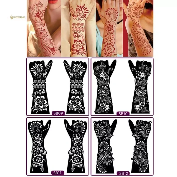 Thiết lập khuôn mẫu chuyển tay tạm thời cho henna thường bỏ qua chi tiết nhỏ khiến họa tiết lệch ngay từ lần đầu. - Ảnh 5 Thiết lập khuôn mẫu chuyển tay tạm thời cho henna thường bỏ qua chi tiết nhỏ khiến họa tiết lệch ngay từ lần đầu. - Ảnh 5