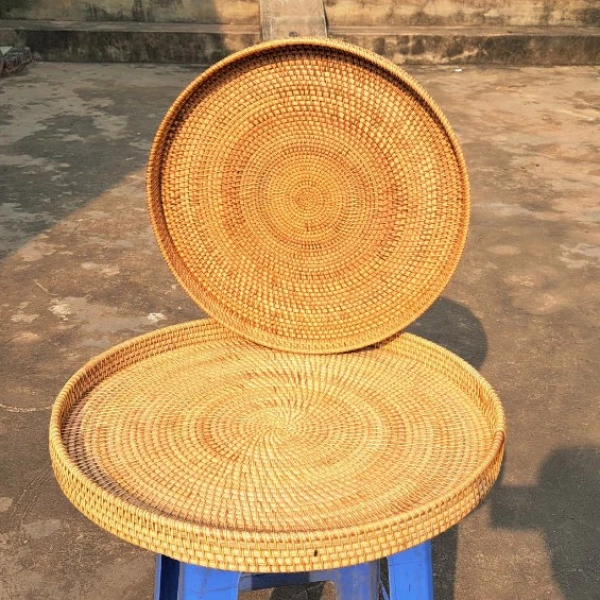 Khi mua hoặc tự cắt giấy lót, hãy đo đường kính bên trong của khay mây. (Ảnh 2) Khi mua hoặc tự cắt giấy lót, hãy đo đường kính bên trong của khay mây. (Ảnh 2)