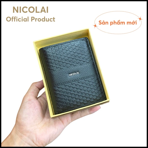Trong thế giới ví da nam, hai kiểu thiết kế phổ biến nhất là ví đứng (đứng) và ví gập (fold). (Ảnh 4)