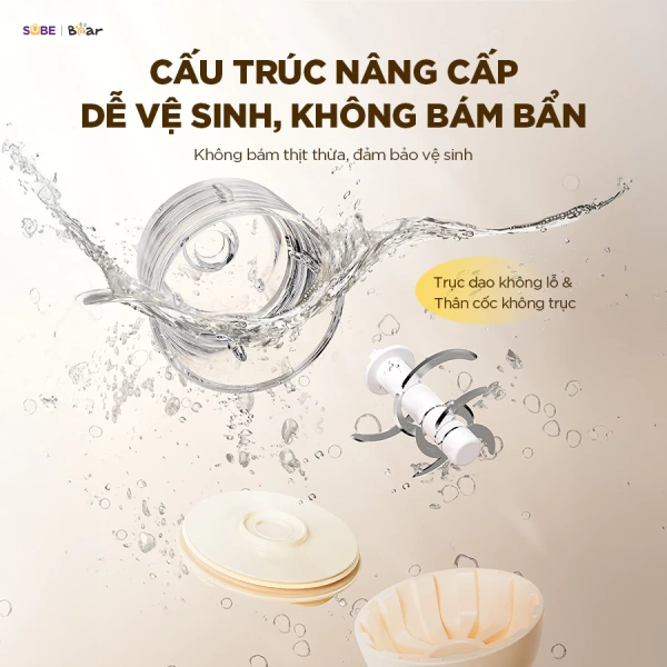 Thao tác đơn giản với nút nhấn giúp mẹ nhanh chóng thiết lập thời gian xay mà không lo nhầm lẫn. (Ảnh 2) Thao tác đơn giản với nút nhấn giúp mẹ nhanh chóng thiết lập thời gian xay mà không lo nhầm lẫn. (Ảnh 2)