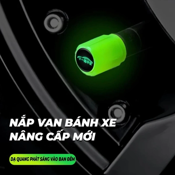 Ánh sáng dạ quang trên bánh xe không chỉ trang trí, mà còn trở thành tín hiệu cảnh báo an toàn khi lái đêm