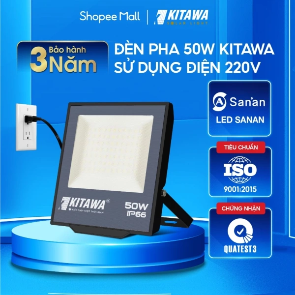 Ánh sáng siêu mạnh 50W từ đèn LED khiến nhiều người bất ngờ nhận ra tầm quan trọng của tính năng chống nước và bụi