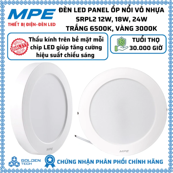Ánh sáng trắng 6500K và vàng 3000K của đèn LED panel: khi màu sắc quyết định cảm giác trong mọi không gian nhà